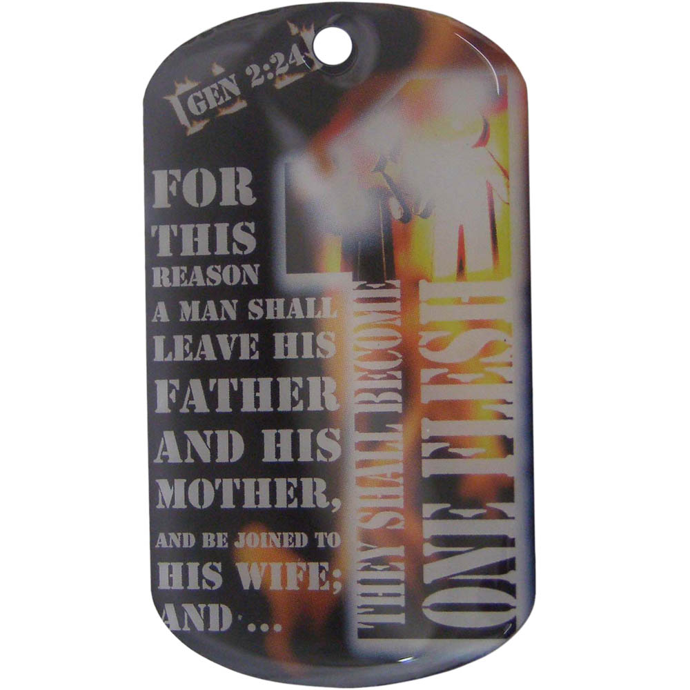 Printed dog tag