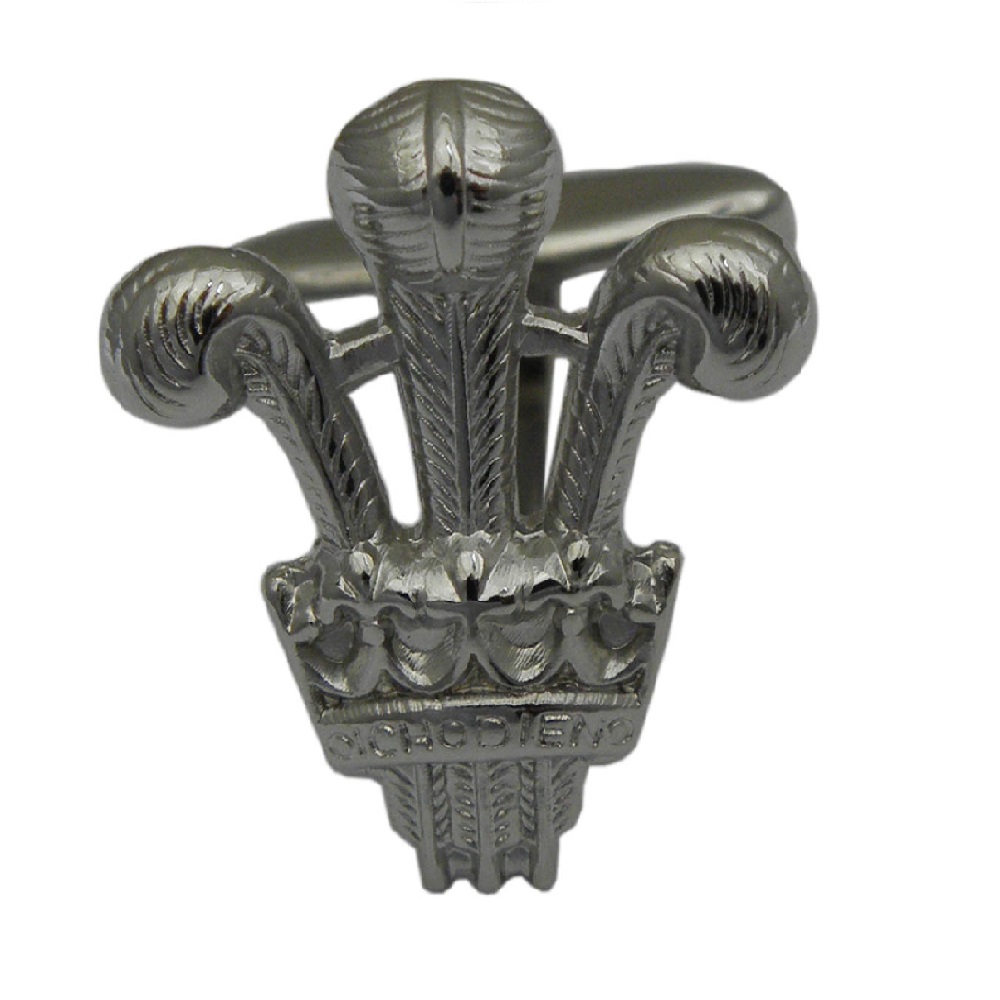 Cufflink without enamel
