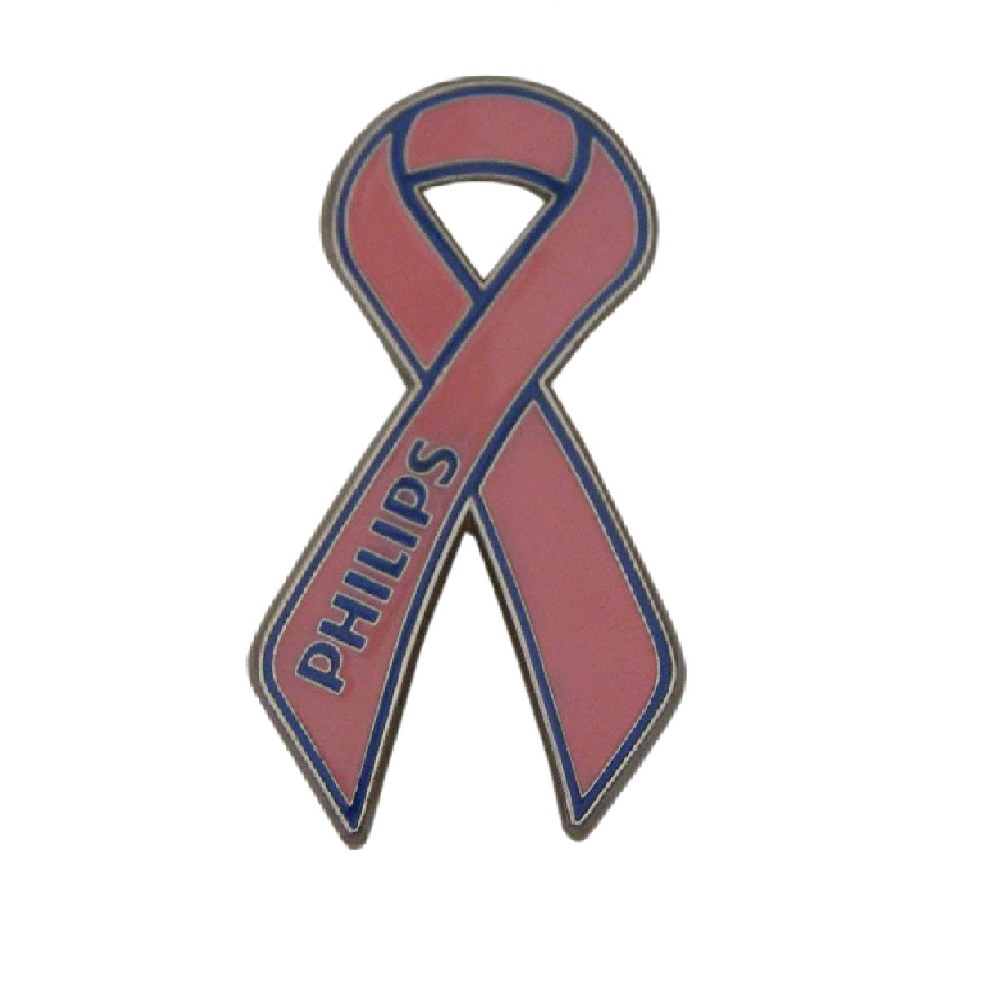 Red ribbon pin