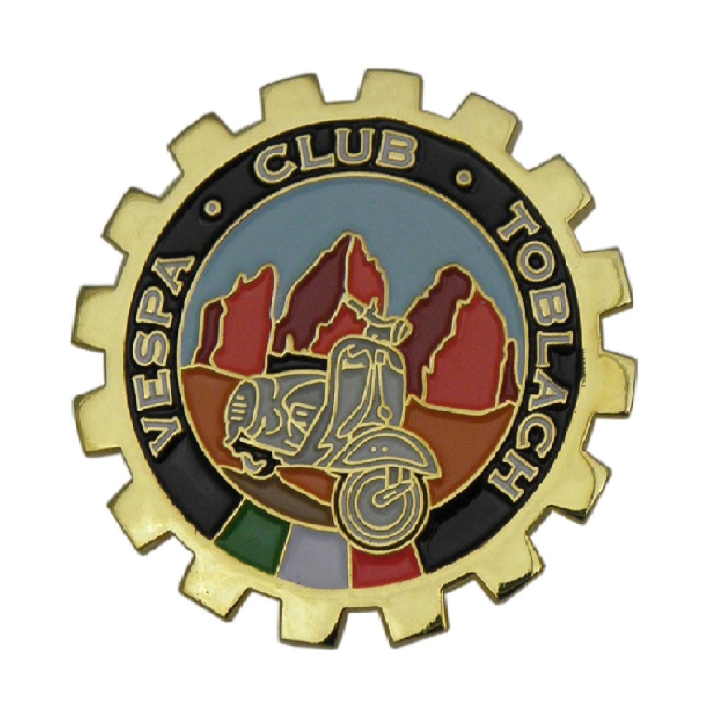Soft enamel pin