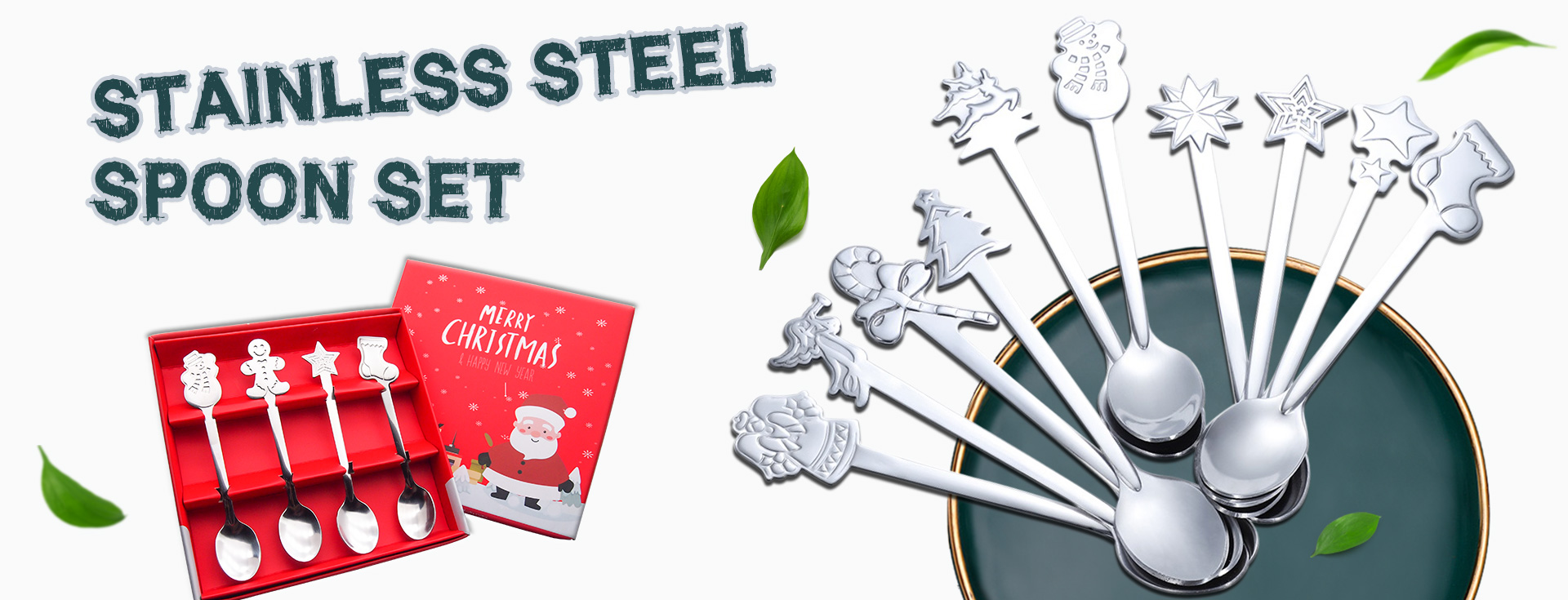 stainless steel spoon set