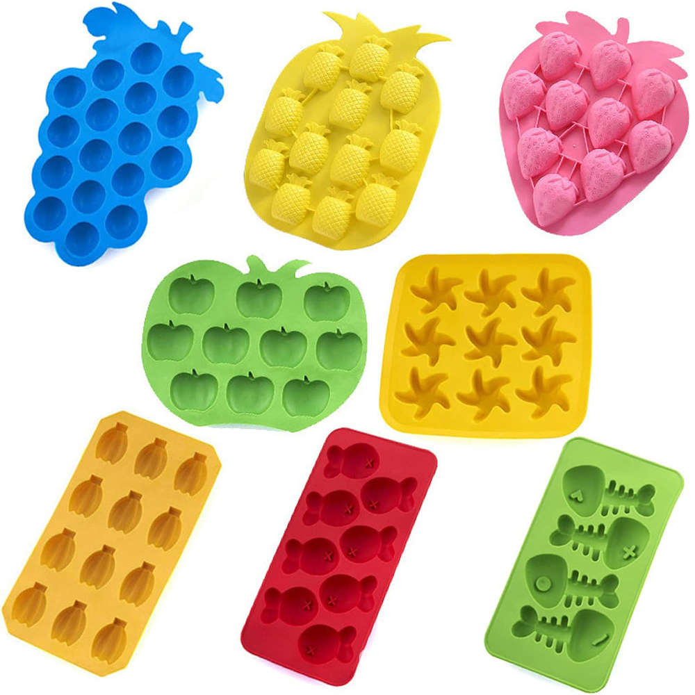 Silicone ice cubes ( Fruit shapes)