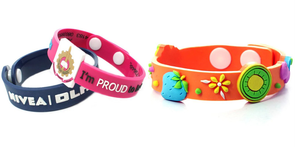 Soft PVC bracelets